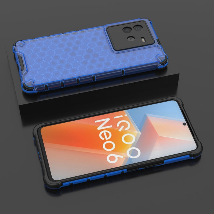 For vivo iQOO Neo6 5G China Shockproof Honeycomb PC + TPU Protective Case