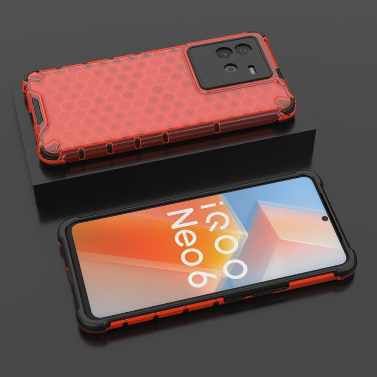 For vivo iQOO Neo6 5G China Shockproof Honeycomb PC + TPU Protective Case