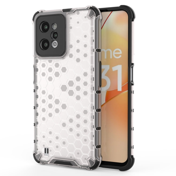 For OPPO Realme C31 4G Shockproof Honeycomb PC + TPU Protective Case