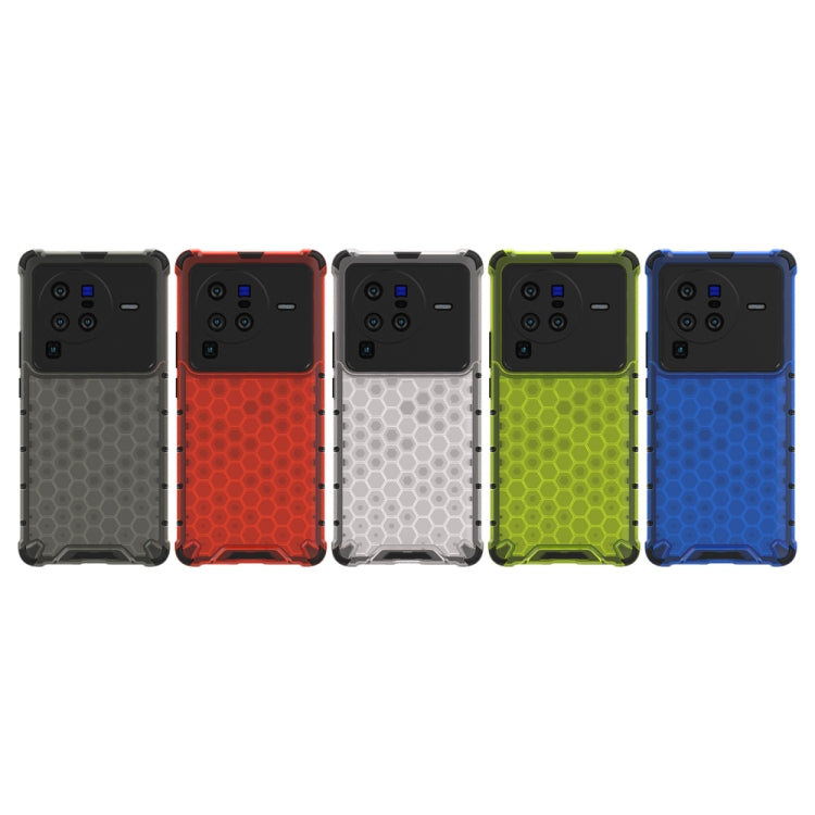 For vivo X80 Pro 5G China Shockproof Honeycomb PC + TPU Protective Case