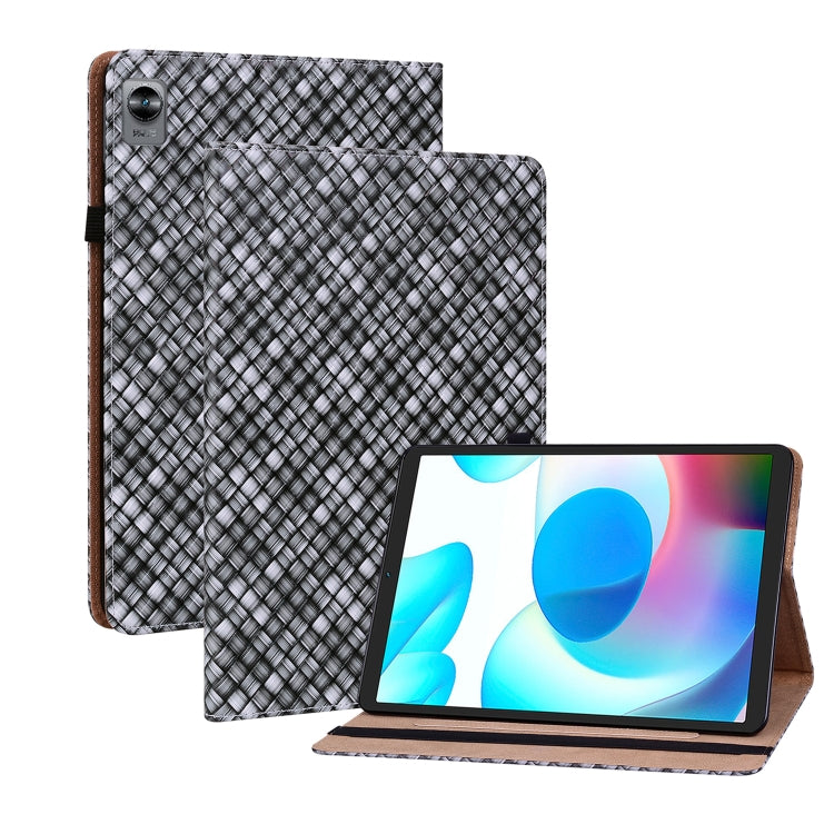 For OPPO Realme Pad mini 8.7 inch Color Weave Texture Flip Leather Tablet Case