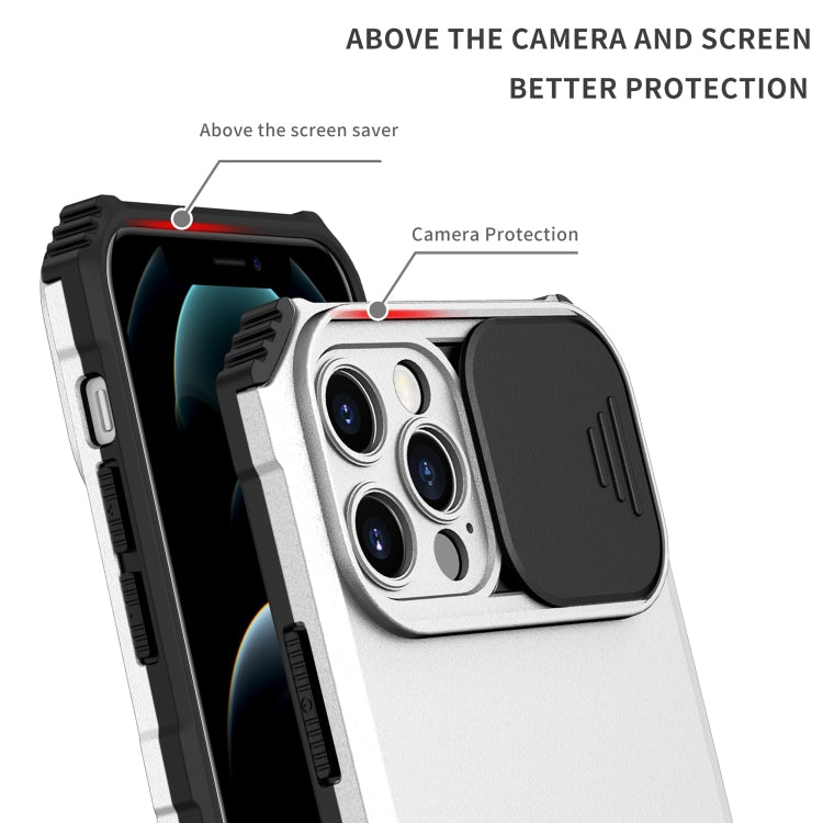 Stereoscopic Holder Sliding Camshield Phone Case For iPhone 13 Pro