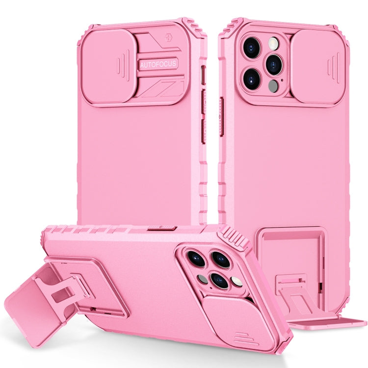 Stereoscopic Holder Sliding Camshield Phone Case For iPhone 13 Pro
