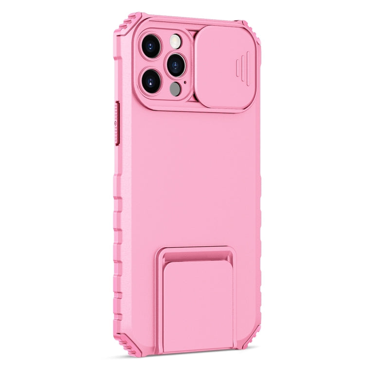 Stereoscopic Holder Sliding Camshield Phone Case For iPhone 13 Pro