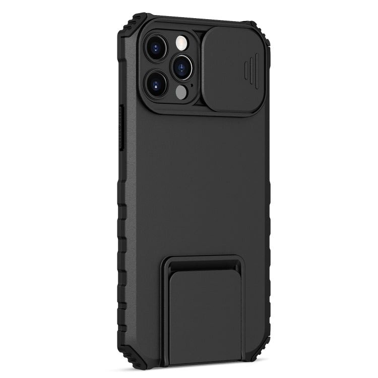 Stereoscopic Holder Sliding Camshield Phone Case For iPhone 13 Pro
