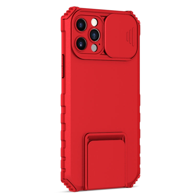 Stereoscopic Holder Sliding Camshield Phone Case For iPhone 13 Pro