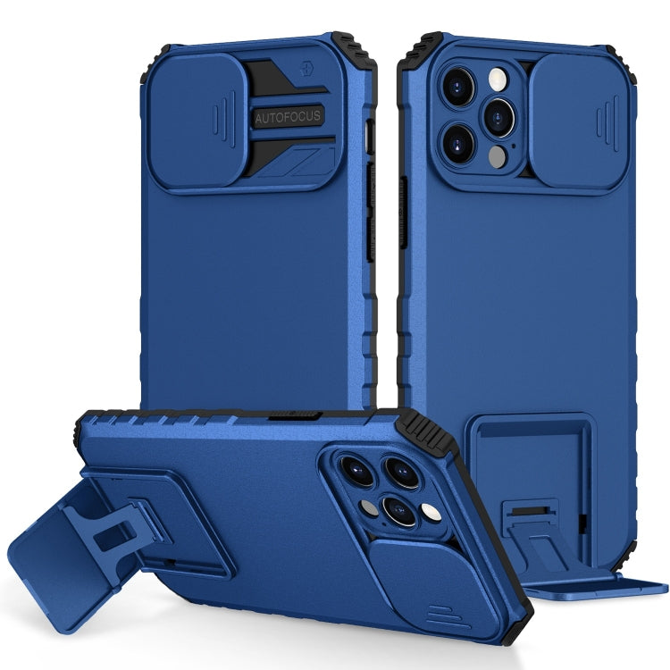 Stereoscopic Holder Sliding Camshield Phone Case For iPhone 13 Pro