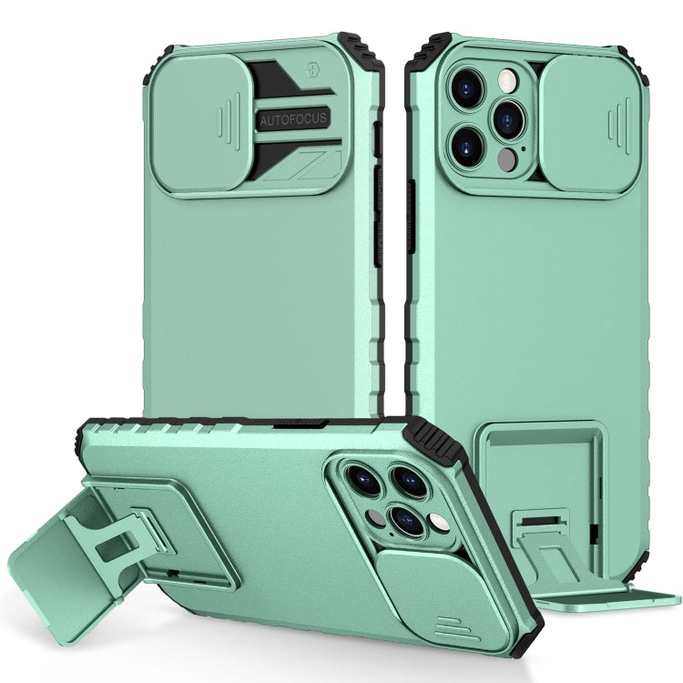 Stereoscopic Holder Sliding Camshield Phone Case For iPhone 13 Pro