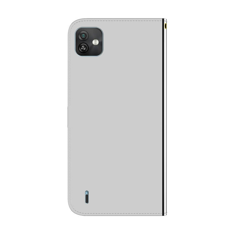 For Wiko Y82 Imitated Mirror Surface Horizontal Flip Leather Phone Case