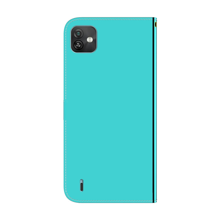 For Wiko Y82 Imitated Mirror Surface Horizontal Flip Leather Phone Case