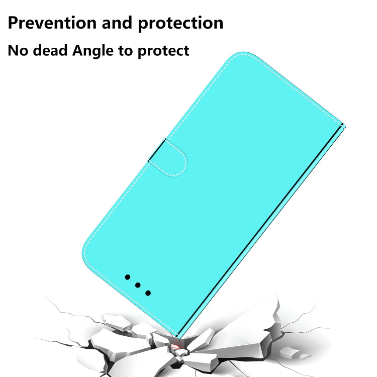 For Wiko Y82 Imitated Mirror Surface Horizontal Flip Leather Phone Case