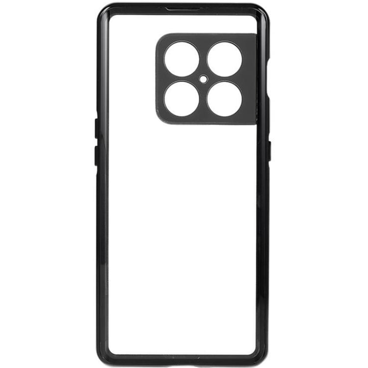 For OnePlus 10 Pro Full Cover Magnetic Metal Tempered Glass Phone Case