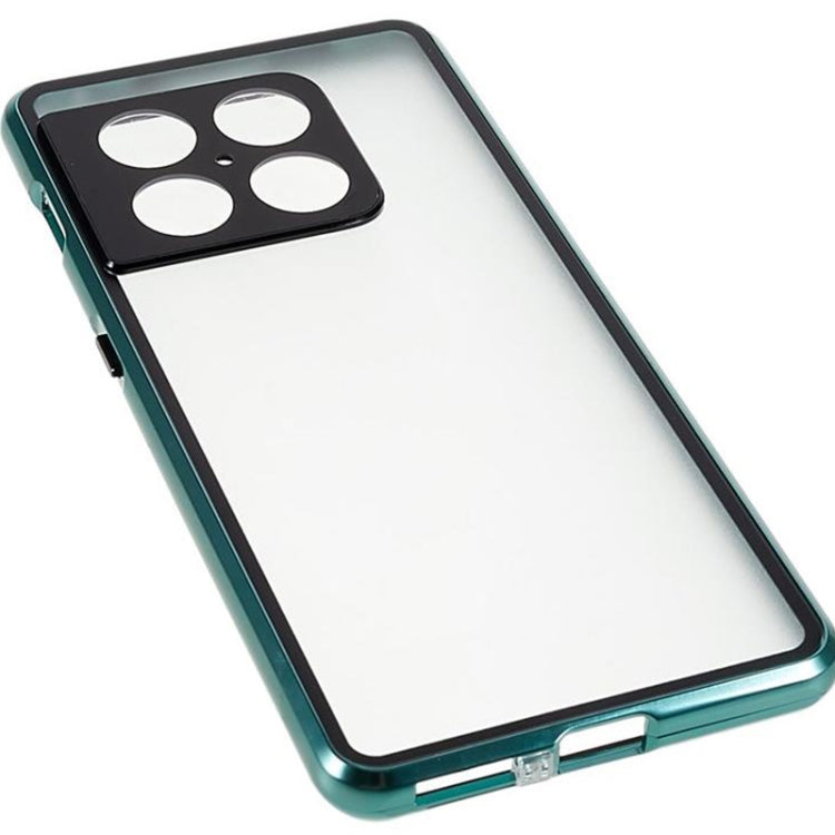 For OnePlus 10 Pro Full Cover Magnetic Metal Tempered Glass Phone Case