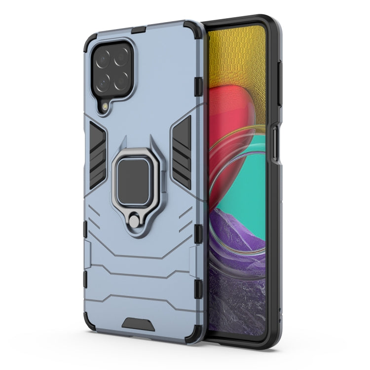 For Samsung Galaxy M53 5G PC + TPU Shockproof Protective Phone Case with Magnetic Ring Holder