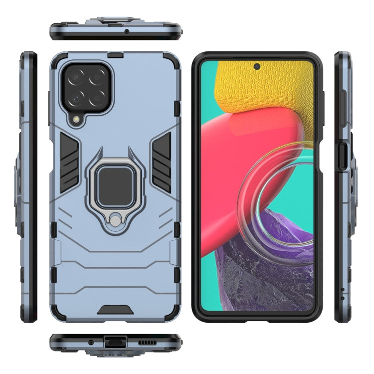 For Samsung Galaxy M53 5G PC + TPU Shockproof Protective Phone Case with Magnetic Ring Holder