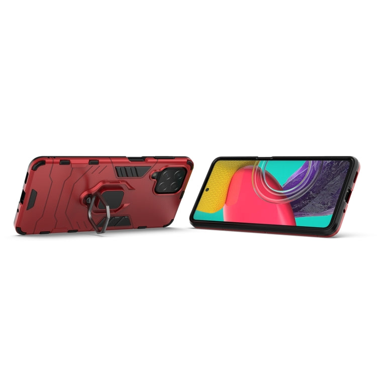 For Samsung Galaxy M53 5G PC + TPU Shockproof Protective Phone Case with Magnetic Ring Holder