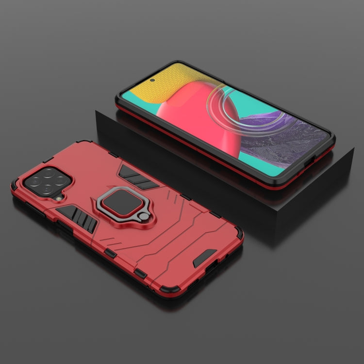 For Samsung Galaxy M53 5G PC + TPU Shockproof Protective Phone Case with Magnetic Ring Holder