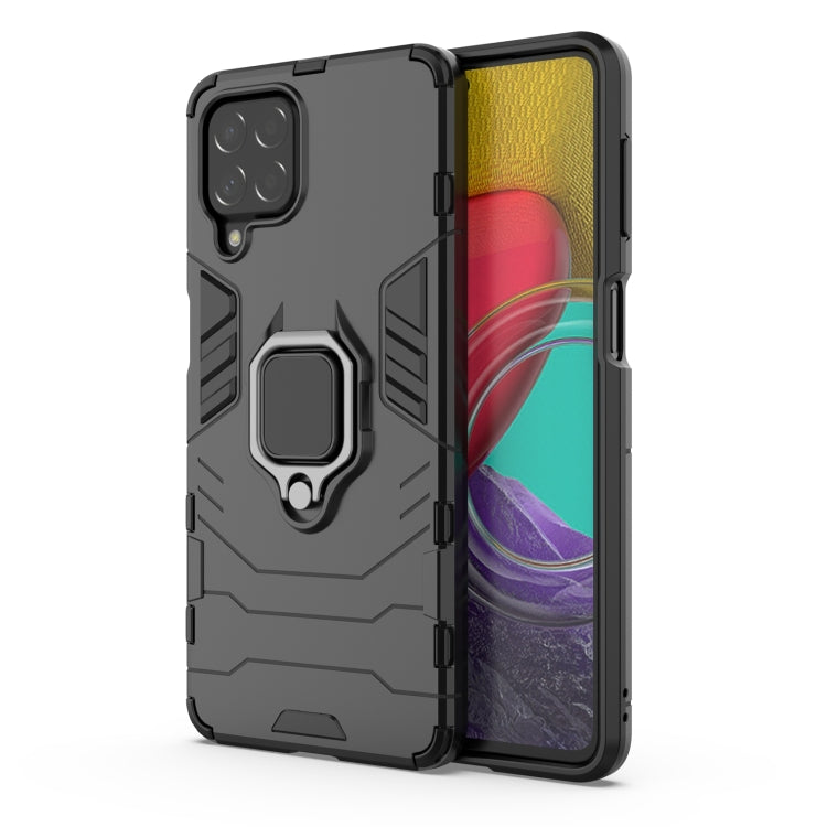 For Samsung Galaxy M53 5G PC + TPU Shockproof Protective Phone Case with Magnetic Ring Holder