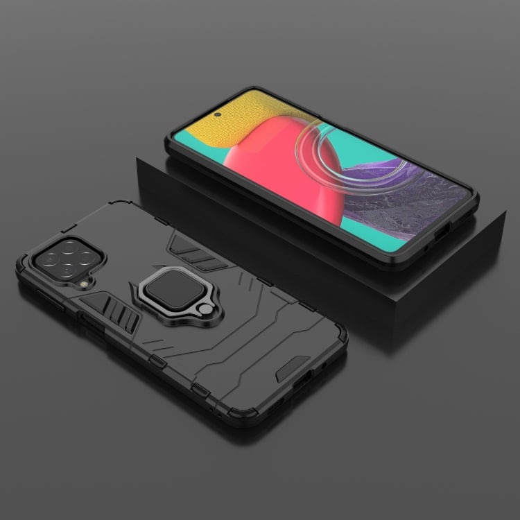 For Samsung Galaxy M53 5G PC + TPU Shockproof Protective Phone Case with Magnetic Ring Holder