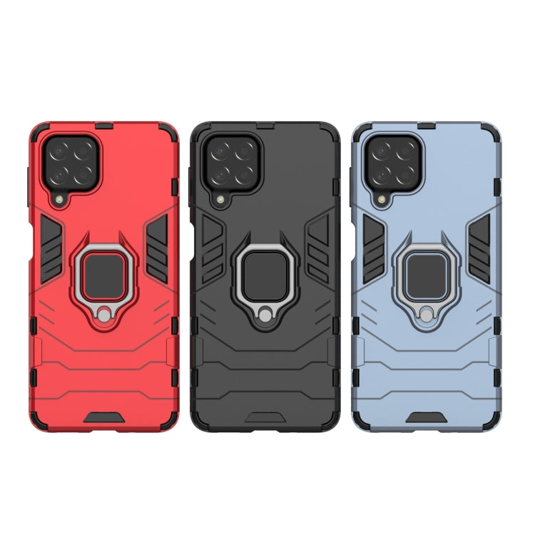 For Samsung Galaxy M53 5G PC + TPU Shockproof Protective Phone Case with Magnetic Ring Holder