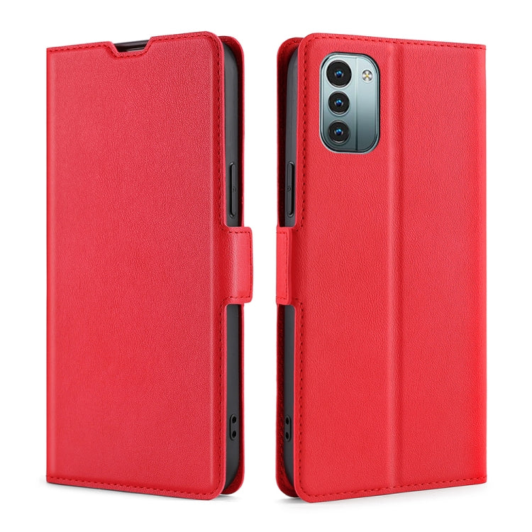 For Nokia G21 / G11 Ultra-thin Voltage Side Buckle Leather Phone Case