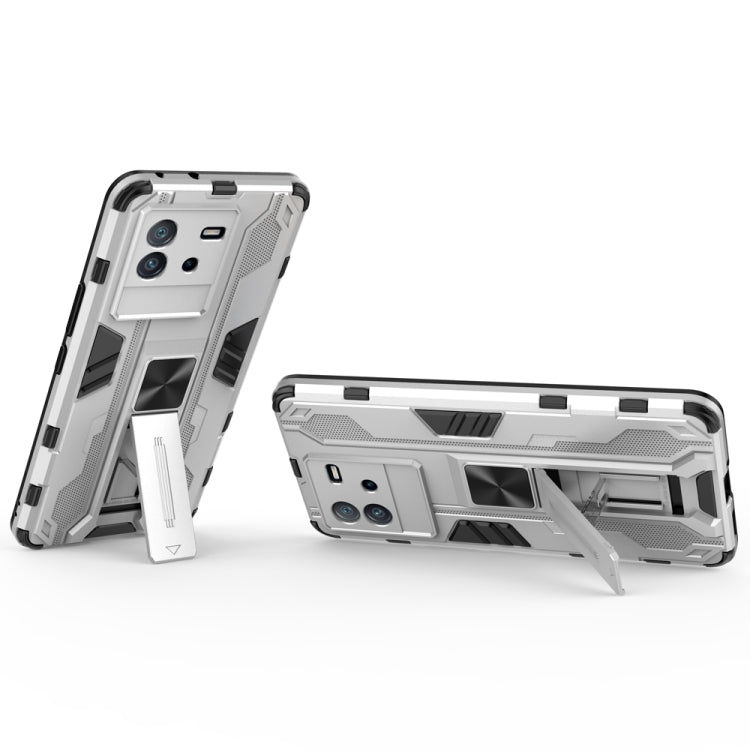 For vivo iQOO Neo6 5G China Supersonic PC + TPU Shock-proof Protective Phone Case with Holder