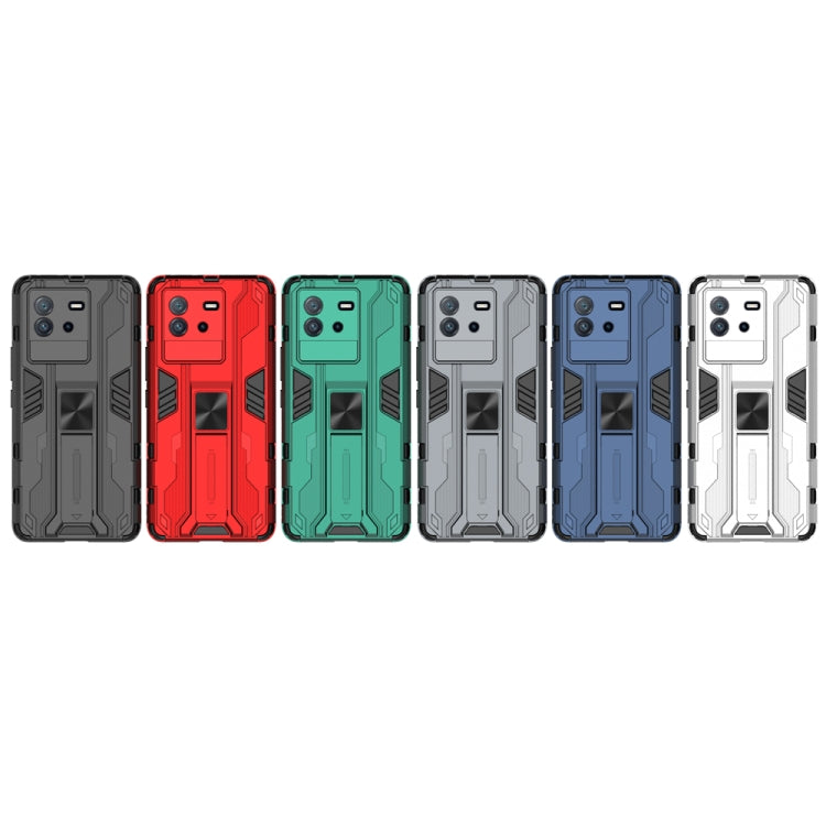 For vivo iQOO Neo6 5G China Supersonic PC + TPU Shock-proof Protective Phone Case with Holder