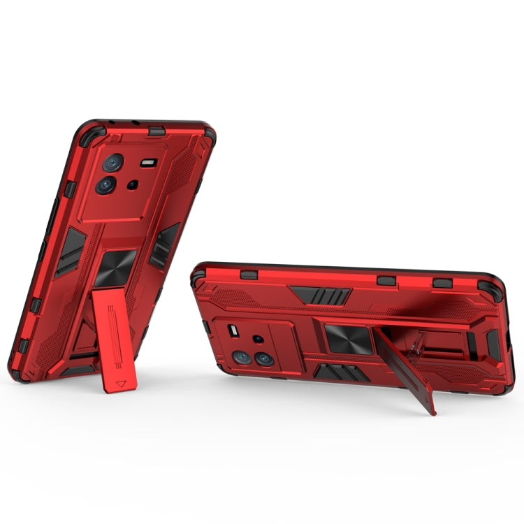 For vivo iQOO Neo6 5G China Supersonic PC + TPU Shock-proof Protective Phone Case with Holder
