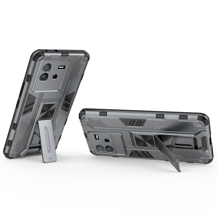For vivo iQOO Neo6 5G China Supersonic PC + TPU Shock-proof Protective Phone Case with Holder