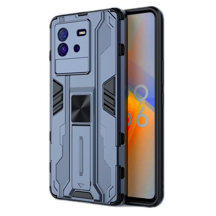For vivo iQOO Neo6 5G China Supersonic PC + TPU Shock-proof Protective Phone Case with Holder