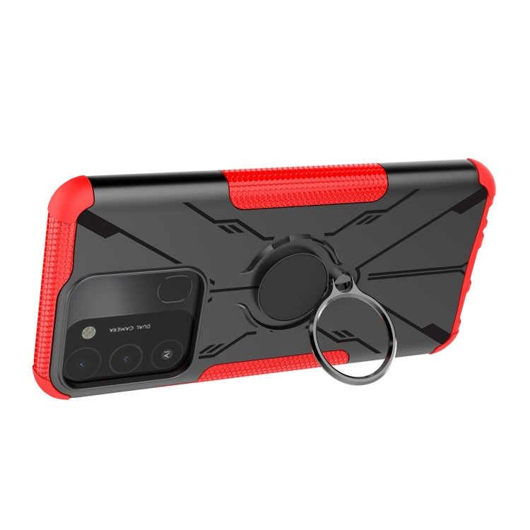 For Tecno Spark Go 2022 Armor Bear Shockproof PC + TPU Phone Case with Ring