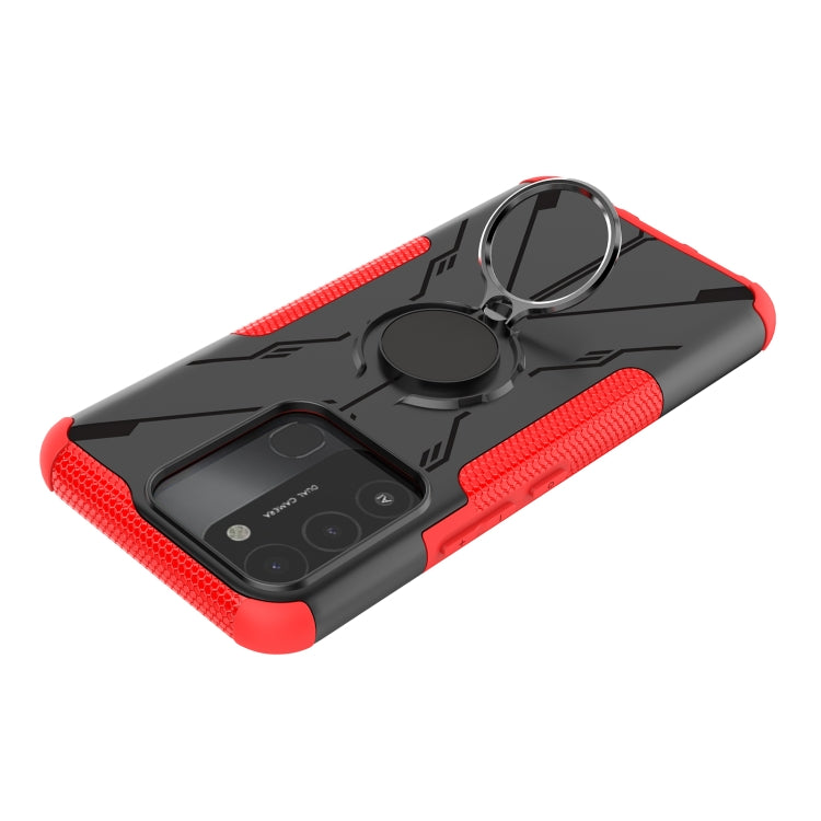 For Tecno Spark Go 2022 Armor Bear Shockproof PC + TPU Phone Case with Ring