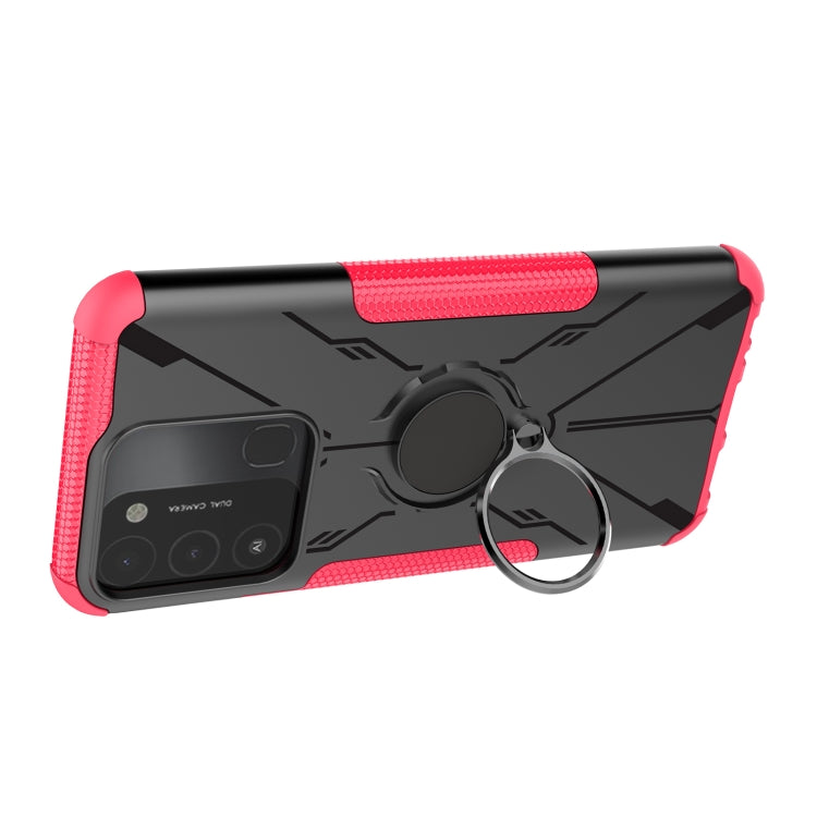 For Tecno Spark Go 2022 Armor Bear Shockproof PC + TPU Phone Case with Ring