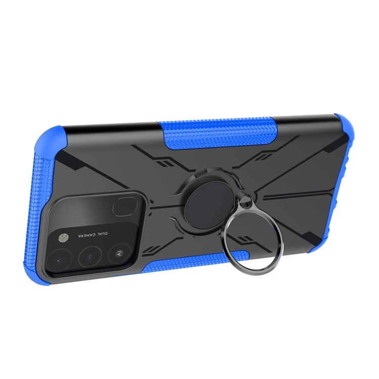 For Tecno Spark Go 2022 Armor Bear Shockproof PC + TPU Phone Case with Ring