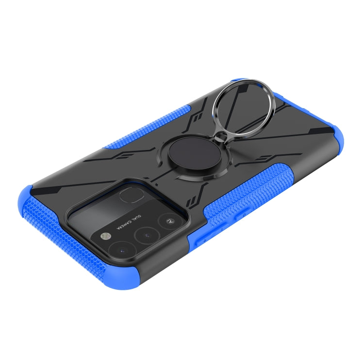For Tecno Spark Go 2022 Armor Bear Shockproof PC + TPU Phone Case with Ring