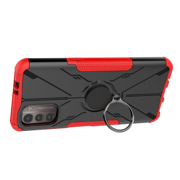 For Nokia G21 Armor Bear Shockproof PC + TPU Phone Case with Ring