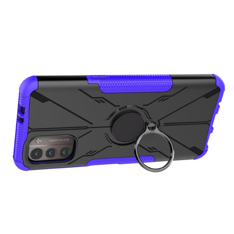 For Nokia G21 Armor Bear Shockproof PC + TPU Phone Case with Ring