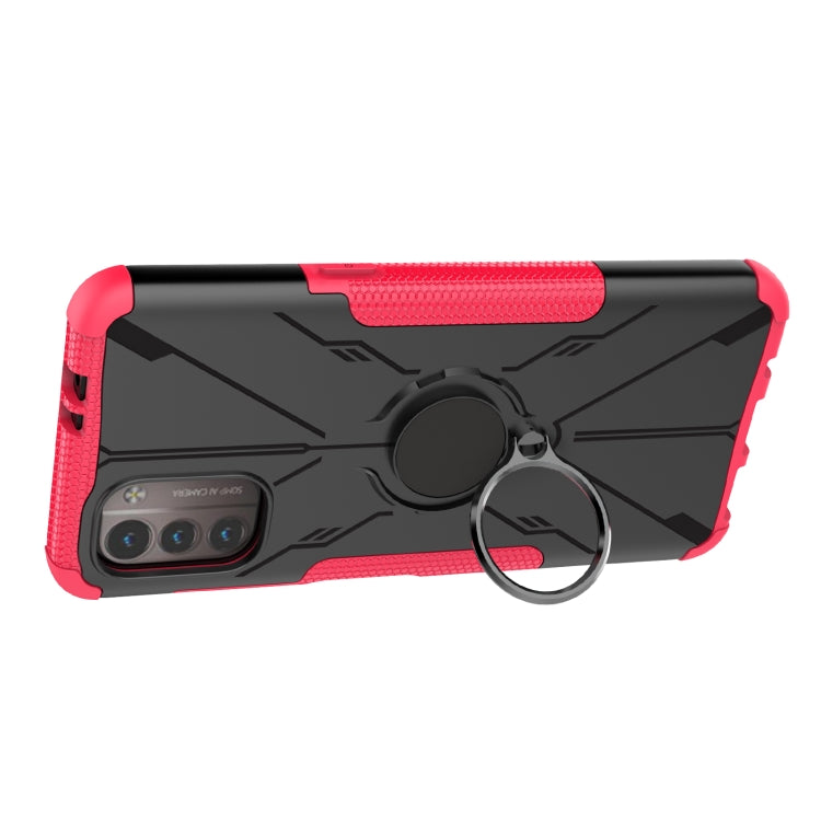 For Nokia G21 Armor Bear Shockproof PC + TPU Phone Case with Ring