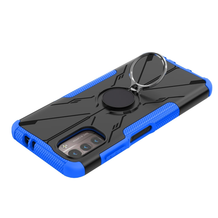 For Nokia G21 Armor Bear Shockproof PC + TPU Phone Case with Ring