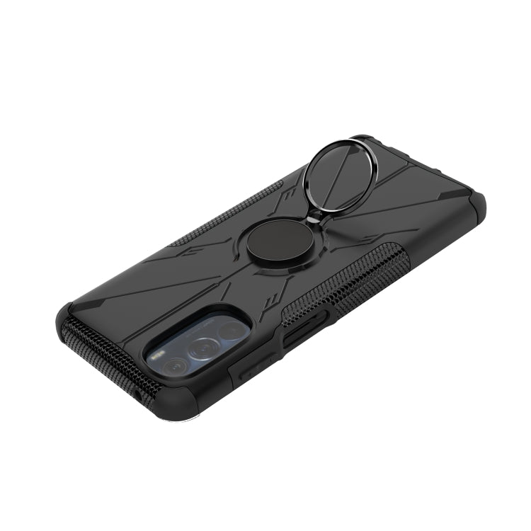 For Motorola Moto G Stylus 2022 Armor Bear Shockproof PC + TPU Phone Case with Ring