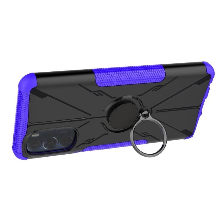 For Motorola Moto G Stylus 2022 Armor Bear Shockproof PC + TPU Phone Case with Ring