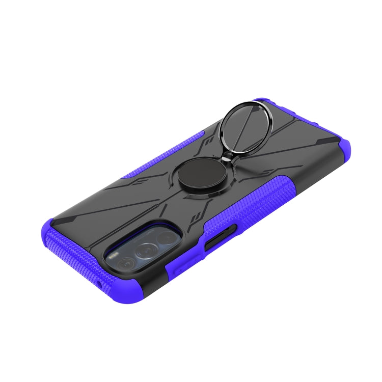 For Motorola Moto G Stylus 2022 Armor Bear Shockproof PC + TPU Phone Case with Ring