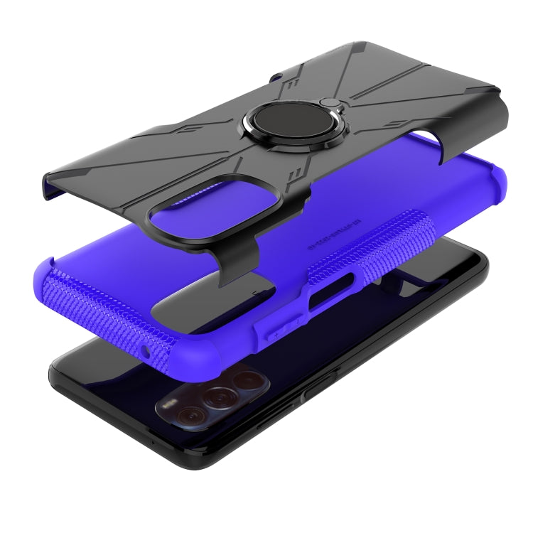 For Motorola Moto G Stylus 2022 Armor Bear Shockproof PC + TPU Phone Case with Ring