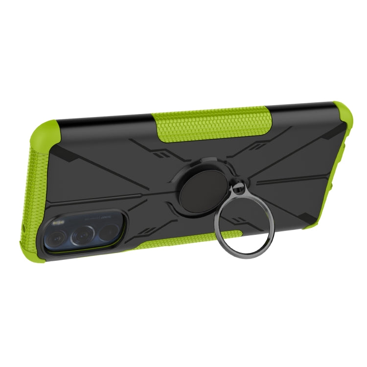 For Motorola Moto G Stylus 2022 Armor Bear Shockproof PC + TPU Phone Case with Ring