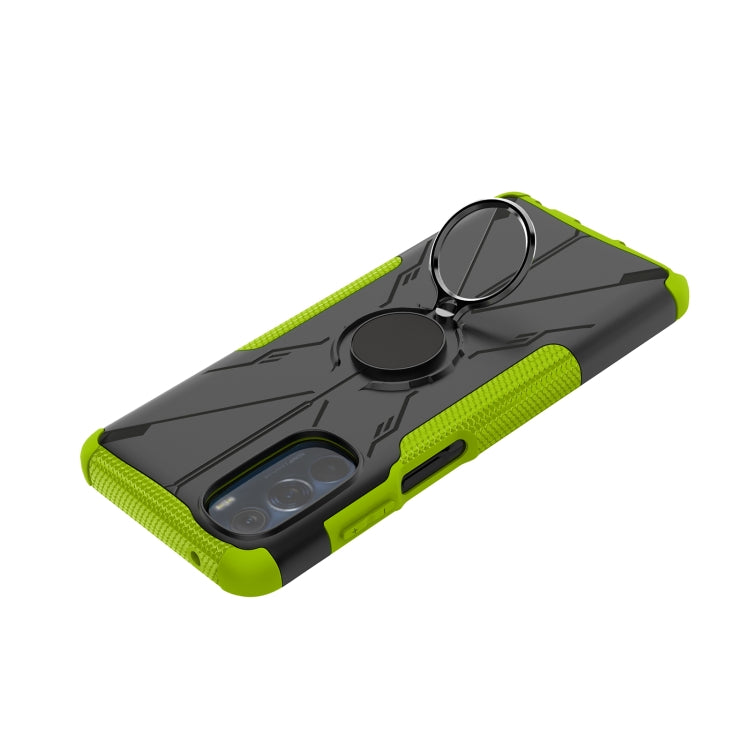 For Motorola Moto G Stylus 2022 Armor Bear Shockproof PC + TPU Phone Case with Ring