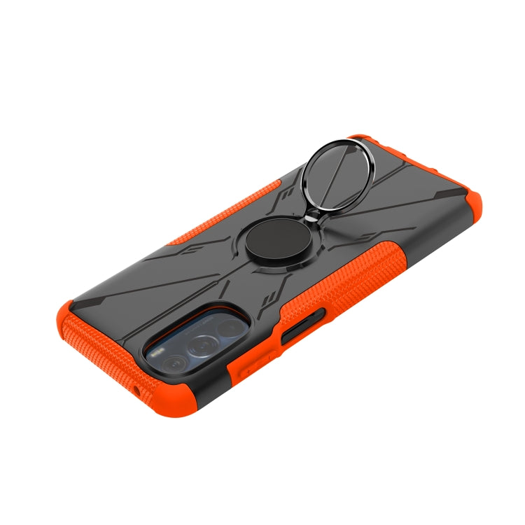 For Motorola Moto G Stylus 2022 Armor Bear Shockproof PC + TPU Phone Case with Ring