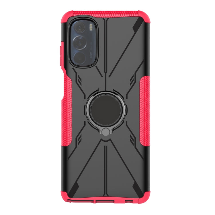 For Motorola Moto G Stylus 2022 Armor Bear Shockproof PC + TPU Phone Case with Ring