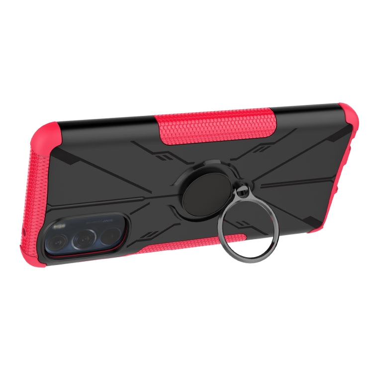 For Motorola Moto G Stylus 2022 Armor Bear Shockproof PC + TPU Phone Case with Ring