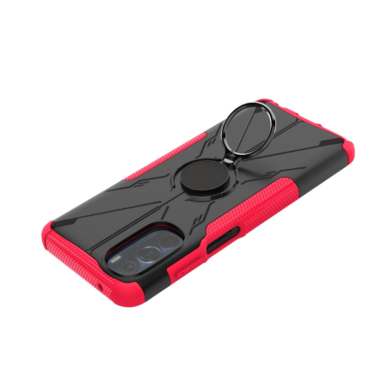 For Motorola Moto G Stylus 2022 Armor Bear Shockproof PC + TPU Phone Case with Ring