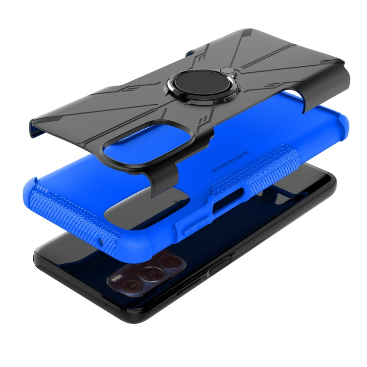 For Motorola Moto G Stylus 2022 Armor Bear Shockproof PC + TPU Phone Case with Ring
